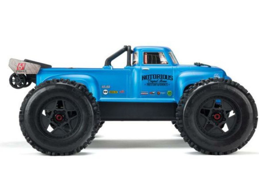 Rc Models & Toys * | Arrma Notorious 6S V5 Blx Blue