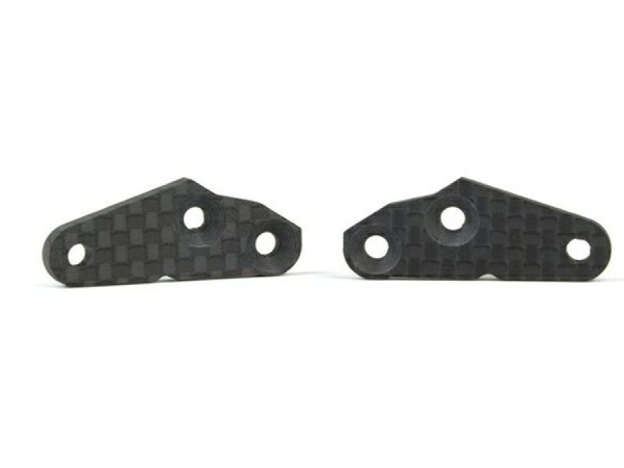 Spares & Tune-Ups * | Avid Rc Carbon Fibre +2 Steering Block Arms Pr (Associated Rc8B3.2)