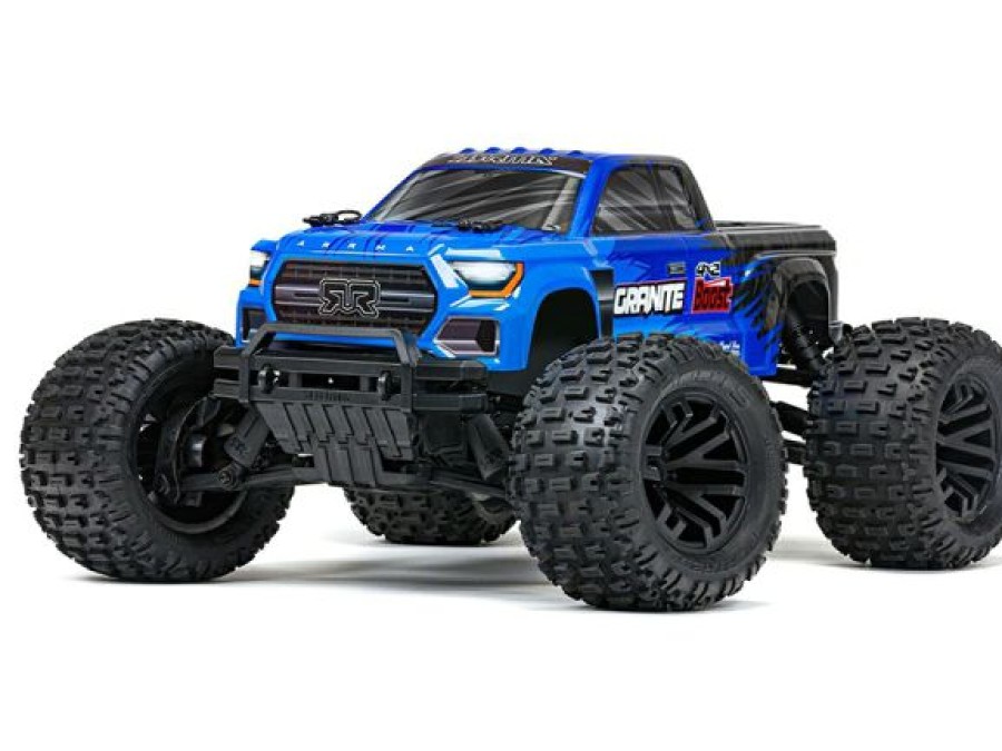 Rc Models & Toys * | Arrma 1/10 Granite 4X2 Boost Mega 550 Brushed Monster Truck Rtr Blue