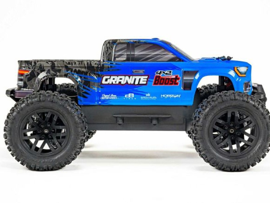 Rc Models & Toys * | Arrma 1/10 Granite 4X2 Boost Mega 550 Brushed Monster Truck Rtr Blue