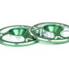 Spares & Tune-Ups * | Avid Rc Triad Machined Alloy 1/10Th Wing Buttons Green