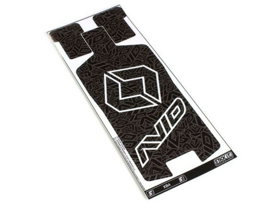 Body Shop * | Avid Rc Logo Chassis Protector Black (Xray Xb4, Xt4)