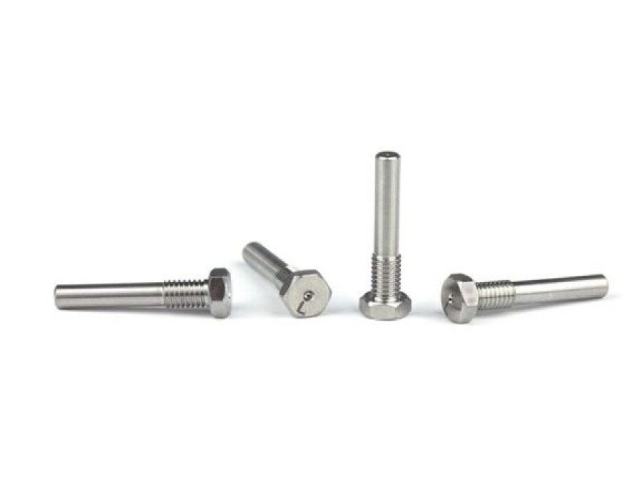 Spares & Tune-Ups * | Avid Rc Titanium Lower Shock Pin Screws Set Of 4 (Associated Rc8B4 Or B4E)