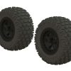 Wheels & Tyres * | Arrma Senton 1/10 Dboots Fortress Sc Tyre Set Glued Black (2)