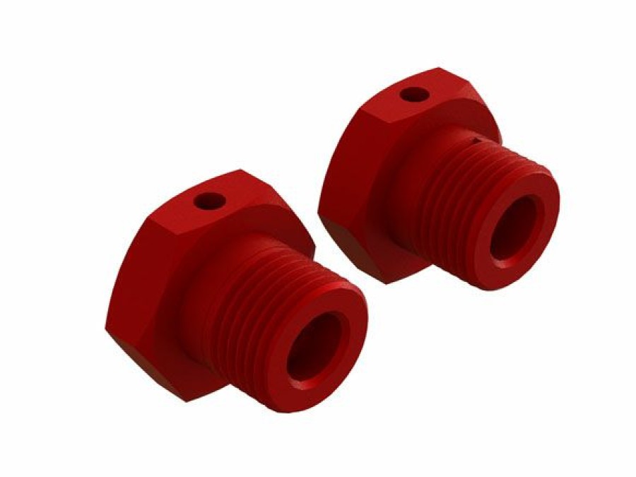 Spares & Tune-Ups * | Arrma Aluminum Wheel Hex 17Mm Red (2)