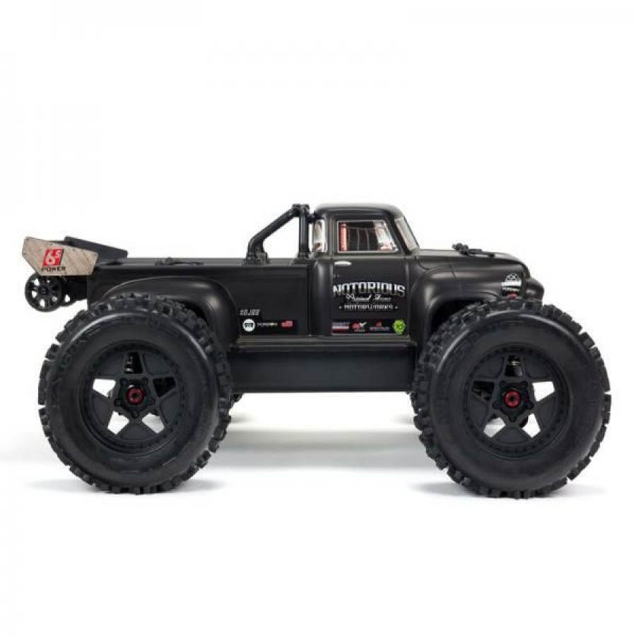 Rc Models & Toys * | Arrma Notorious 6S V5 Blx Black