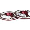 Spares & Tune-Ups * | Avid Rc Triad Machined Alloy 1/10Th Wing Buttons Red