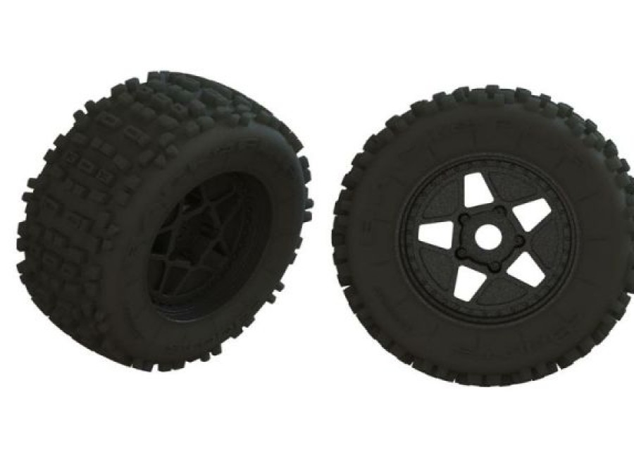 Wheels & Tyres * | Arrma Outcast 1/5 Dboots Backflip Tyre Set Glued (1Pr)