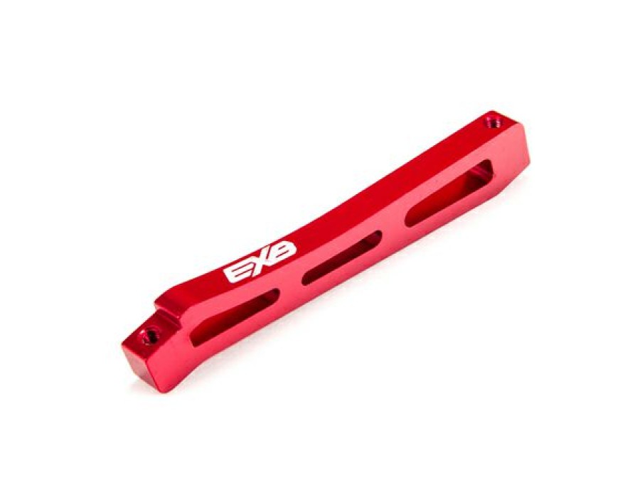 Spares & Tune-Ups * | Arrma Exb Front Center Chassis Brace Aluminum 98Mm Red