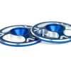 Spares & Tune-Ups * | Avid Rc Triad Machined Alloy 1/10Th Wing Buttons Blue