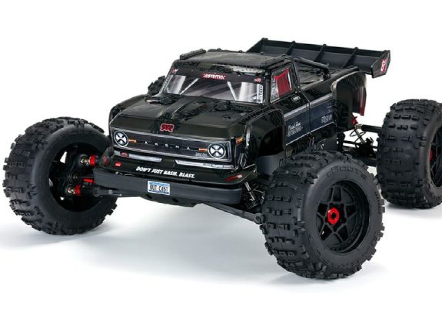 Rc Models & Toys * | Arrma 1/5 Outcast 4Wd Exb Extreme Bash Roller Stunt Truck Black