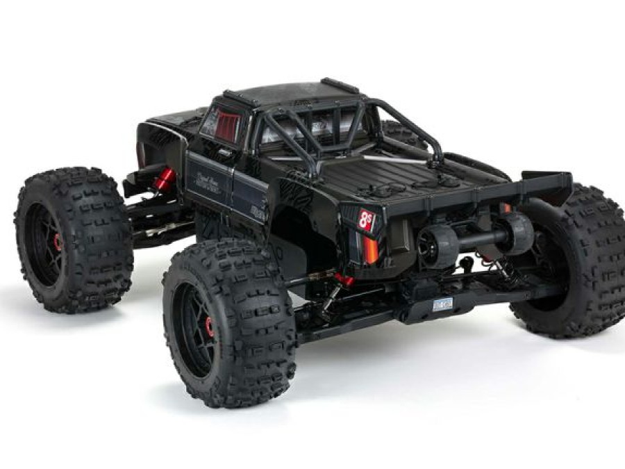 Rc Models & Toys * | Arrma 1/5 Outcast 4Wd Exb Extreme Bash Roller Stunt Truck Black