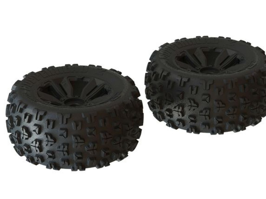 Wheels & Tyres * | Arrma Kraton 6S Dboots Copperhead2 Mt Tyre Set, Black (2)