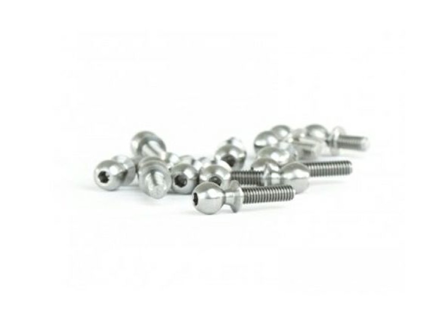 Spares & Tune-Ups * | Avid Rc Titanium Ballstud Kit 14 Pieces (Associated B74)